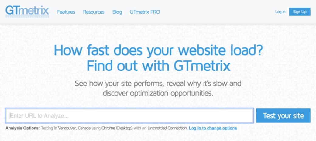 gtmetrix preview
